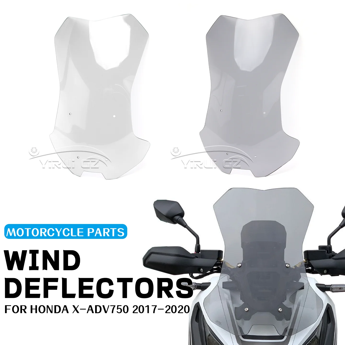 

Wind Deflector Screen Fairing FOR HONDA X-ADV750 2017-2019 2020 X-ADV750 X ADV750 2020 Motorcycle Expanded Windscreen Windshield