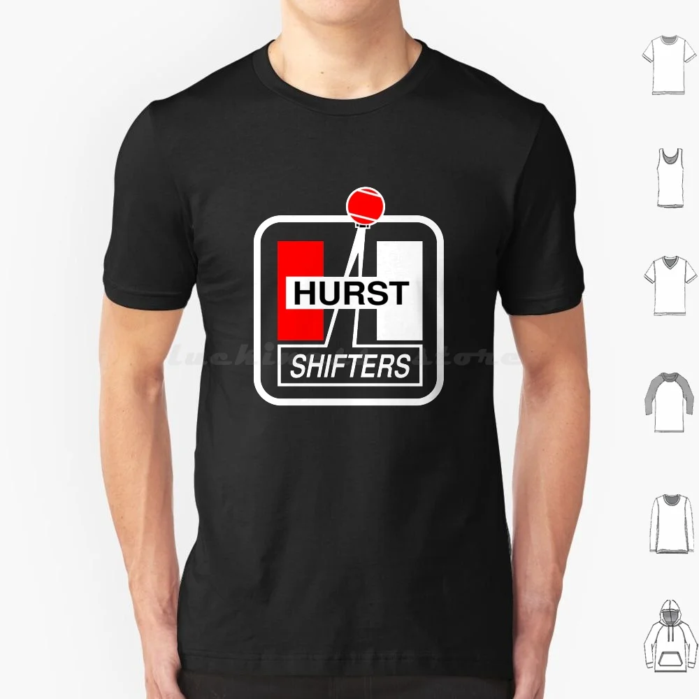 Hurst Shifters-Muscle Cars T Shirt Big Size 100% Cotton Hurst Shifters Classic Car Drag Racing Hurst Shifter America
