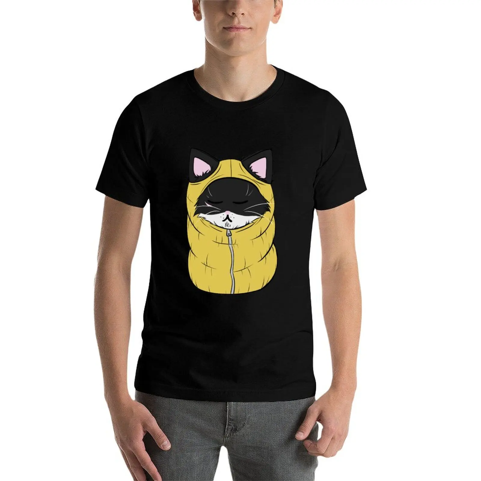 

Potato Cat Aizawa T-Shirt man tshirt t shirt men 100% cotton luxury brand t shirts for man slim fit T-Shirt