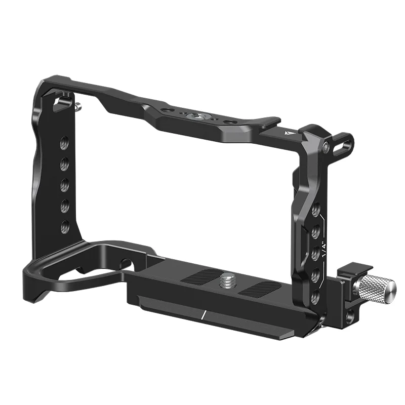 VLOGMAGIC Full Camera Cage Kit with HDMI Cable Clamp for Sony a6700 (Two-point Locking)