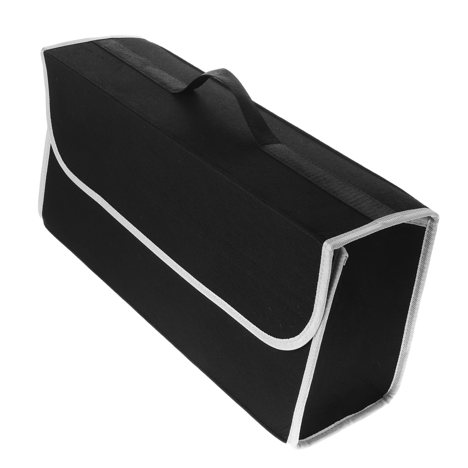 

Car Storage Box Foldable Trunk Organizer Felt Bag Multi Compartment Suv Large Capacity Easy Installation Durable Reliable