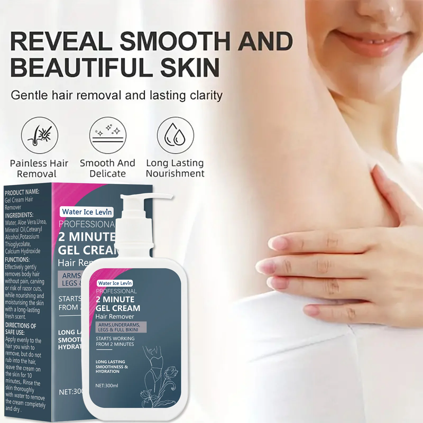 Hair Removal Gel Powerful Epilator Cream Intimate Areas Health Painless Hair Remover Growth Inhibitor For Woman Men Body Care