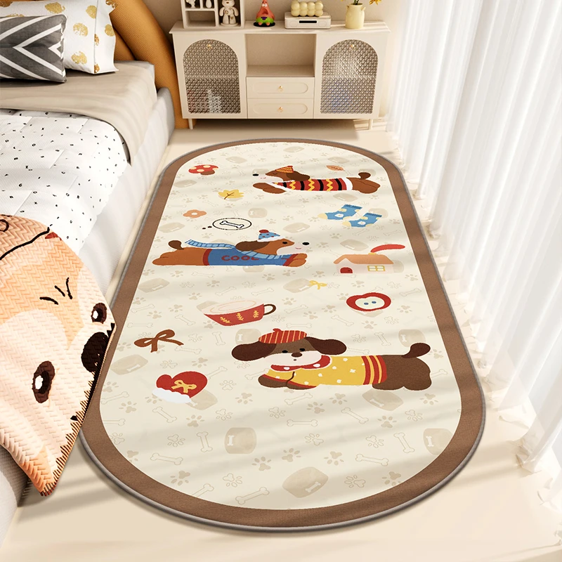 

Luxury Bedroom Carpet 2025 New Sle Girls Room Children's Bedroom Bede Rug Living Room Small Mat Pad hine Weaved Fabric