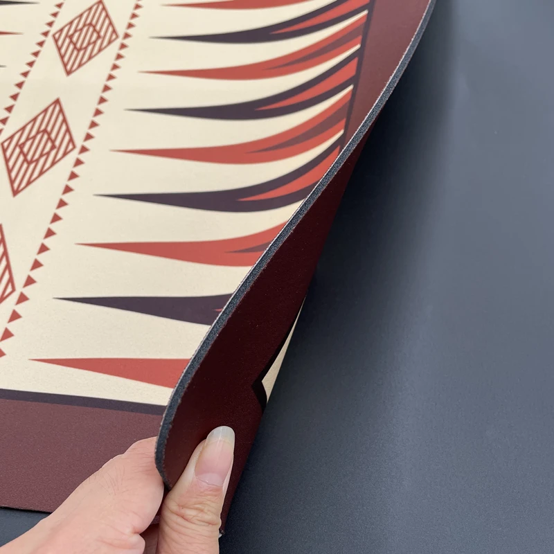 Grand backgammon trois-en-un en caoutchouc souple de 48cm/18.9 pouces, enroulé pour le stockage, remplacement portable durable