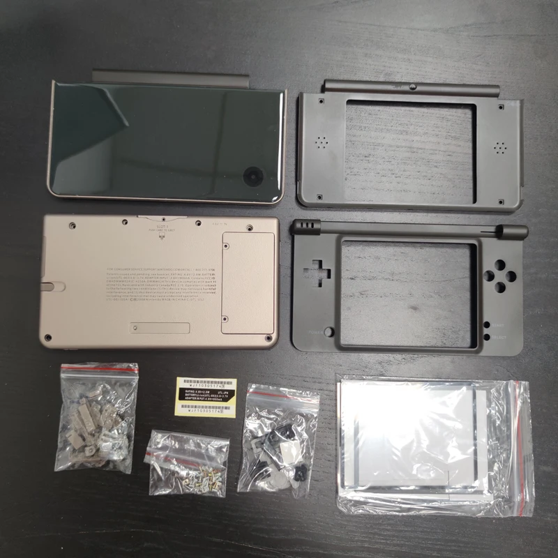 เคสเปลี่ยนทดแทนคุณภาพสูง 7 สี 1:1 ครบชุด สำหรับเครื่องเกม Nintendo NDSi XL/LL พร้อมชุดปุ่ม