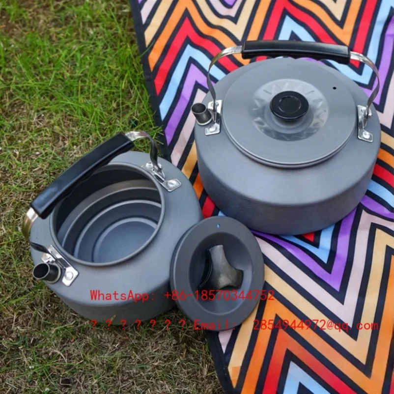 Kettle 1.6L Large Capacity Outdoor Portable Picnic Picnic Stove Supplies Teapot Coffee Pot