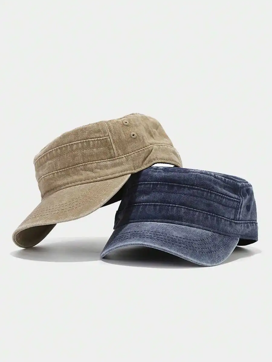 

Unisex Casual Vintage Flat Cap Cadet Style Baseball Hat For Everyday Wear