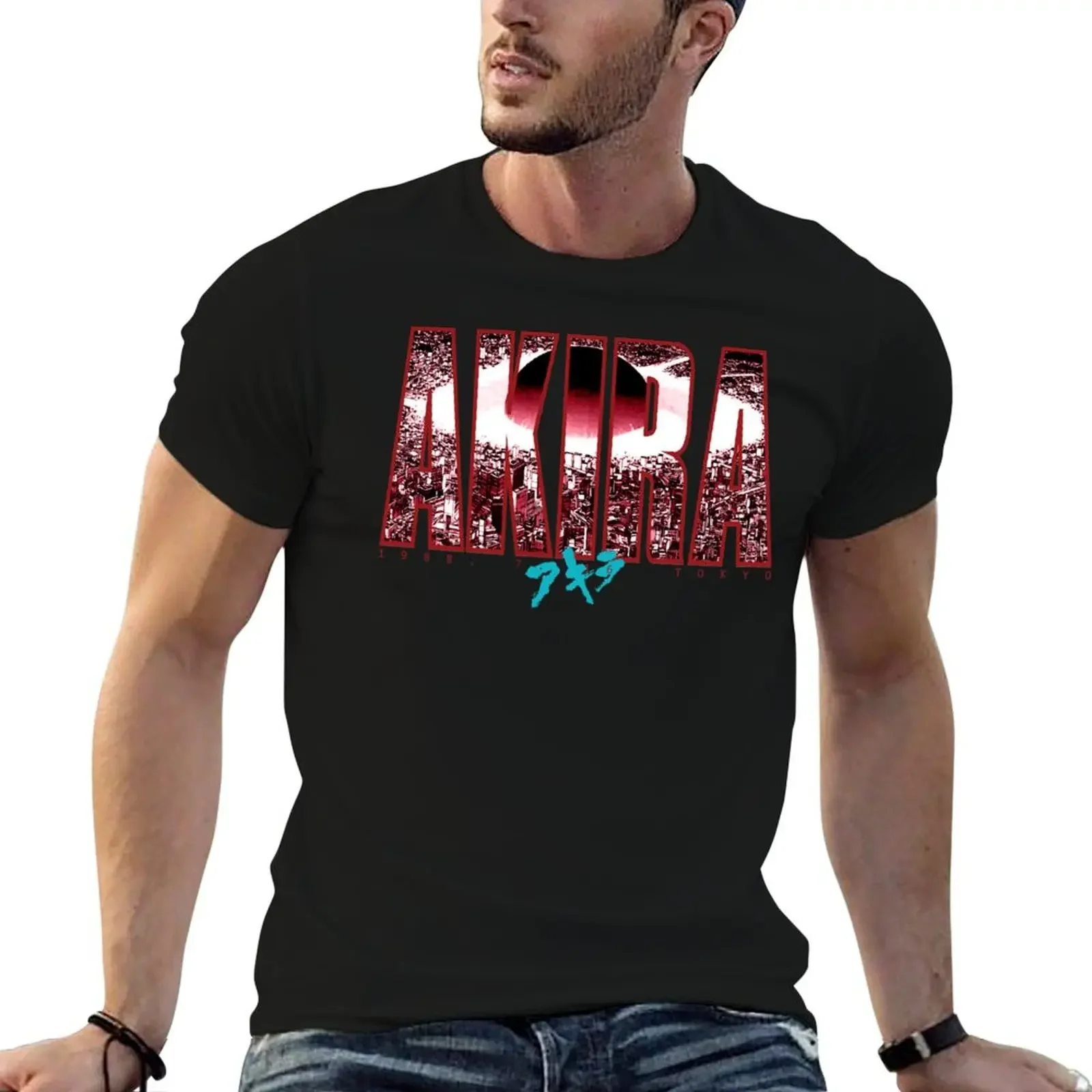 

akira explosion T-Shirt Aesthetic clothing cute tops men tshirt