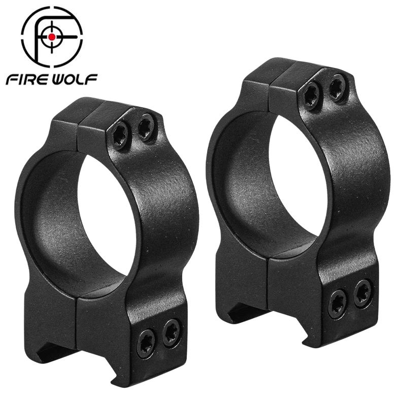 2Pcs /Set Steel Scope 30mm  Rings Quick Release Medium Profile For 20mm Rail Hunting Scopes Ring Mount