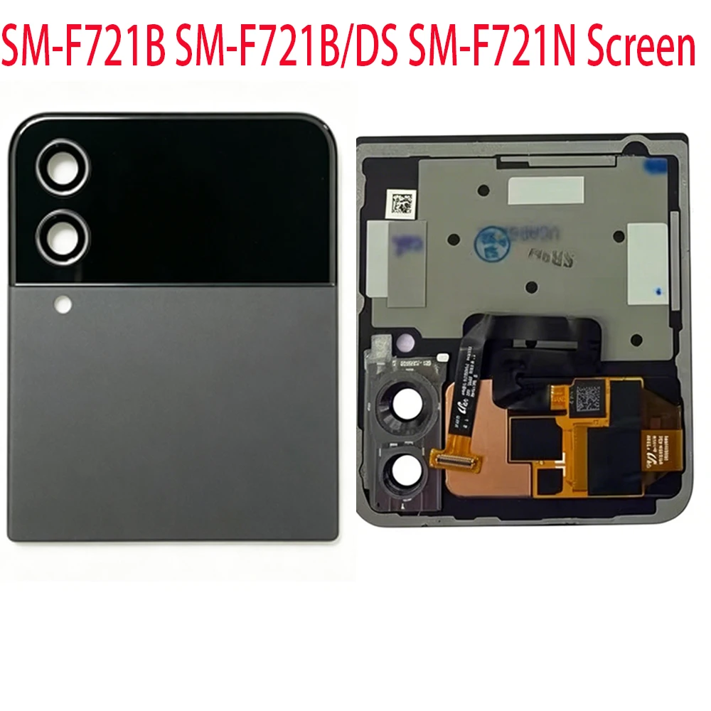 1.9" AMOLED External LCD For Samsung Z Flip4 ZFlip 4 LCD Display Touch Screen For SM-F721B SM-F721B/DS SM-F721N Screen Replace