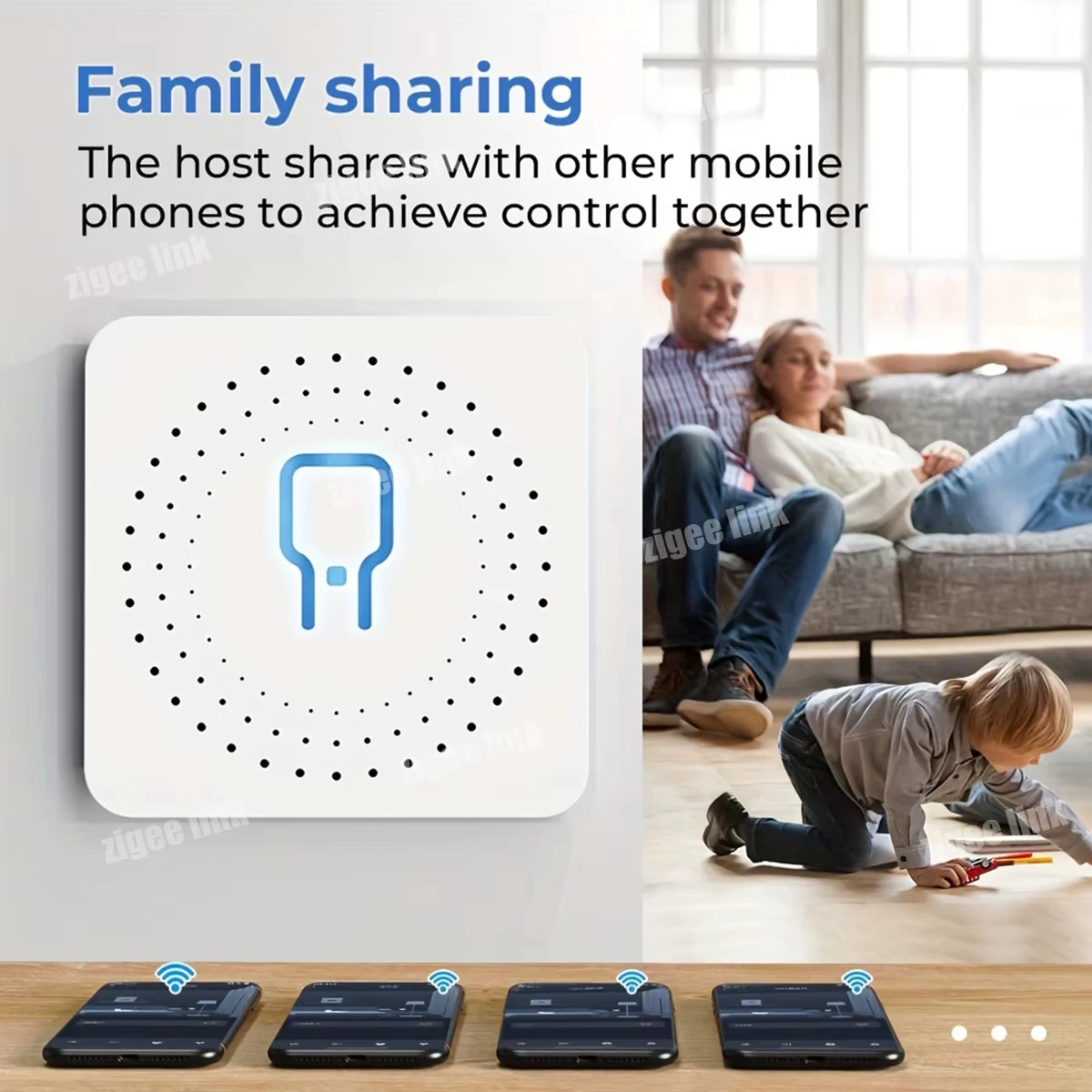 Mini Interruptor Inteligente WiFi Zigbee 3.0, Interruptor de Relé de 2 Vías, Control por Voz y Aplicación, Módulo de Automatización del Hogar Inteligente