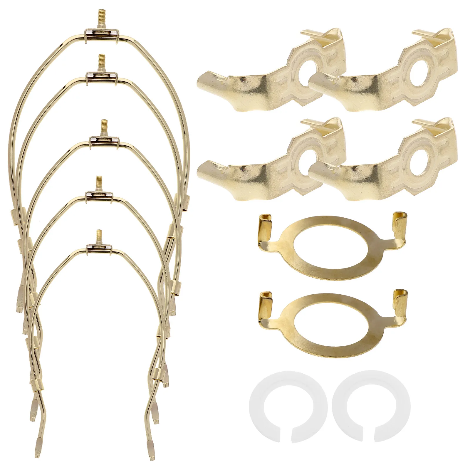 

Комплект из 1 шт. железного кронштейна для лампы, прочный держатель для абажура, универсальная замена, подходит для настольных и напольных светильников, аксессуары