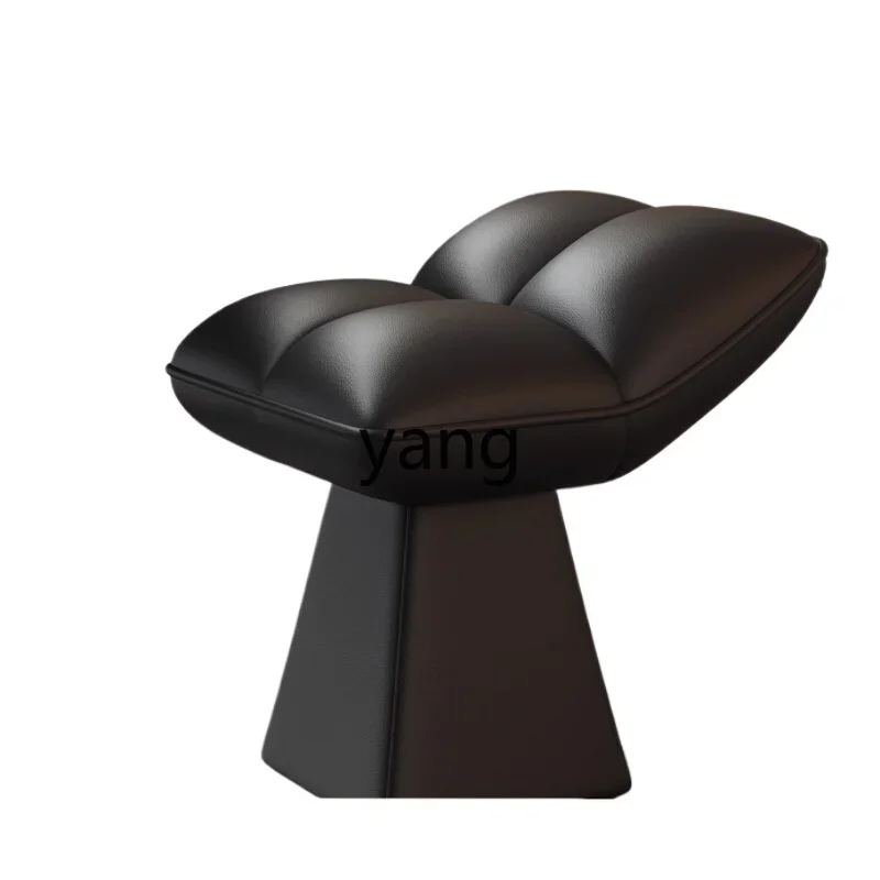 

LMM dresser leather makeup stool living room small stool rotating low stool