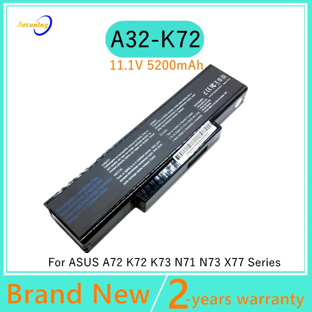 

Laptop battery 70-NX01B1000Z 70-NXH1B1000Z 70-NZY1B1000Z A32-K72 For ASUS A72 A72D A72DR A72F A72J A72JK A72JR