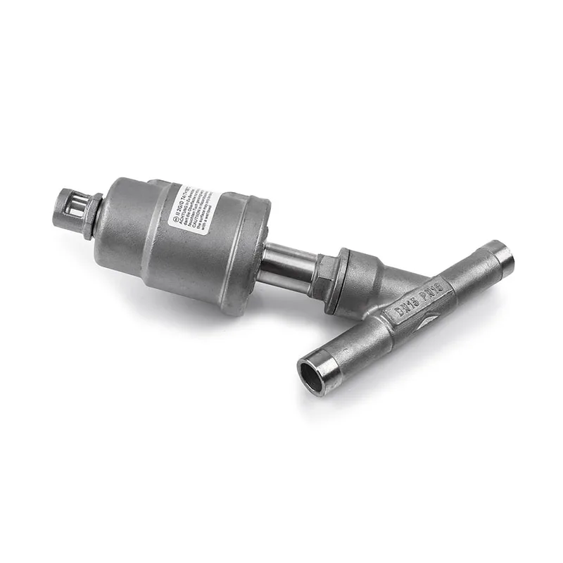 

Stainless Steel Pneumatic Welding Angle Seat Valve Normally Closed Stainless Steels Actuator For Steam Gas Oil