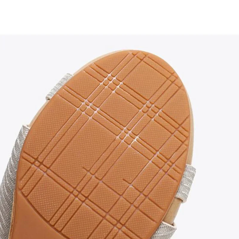 BEYARNE  Sandals Women Summer Shoes Elegant Ladies Weave Rome Sandalias Fashion Female Comfortable Wedges Sandals Large Size