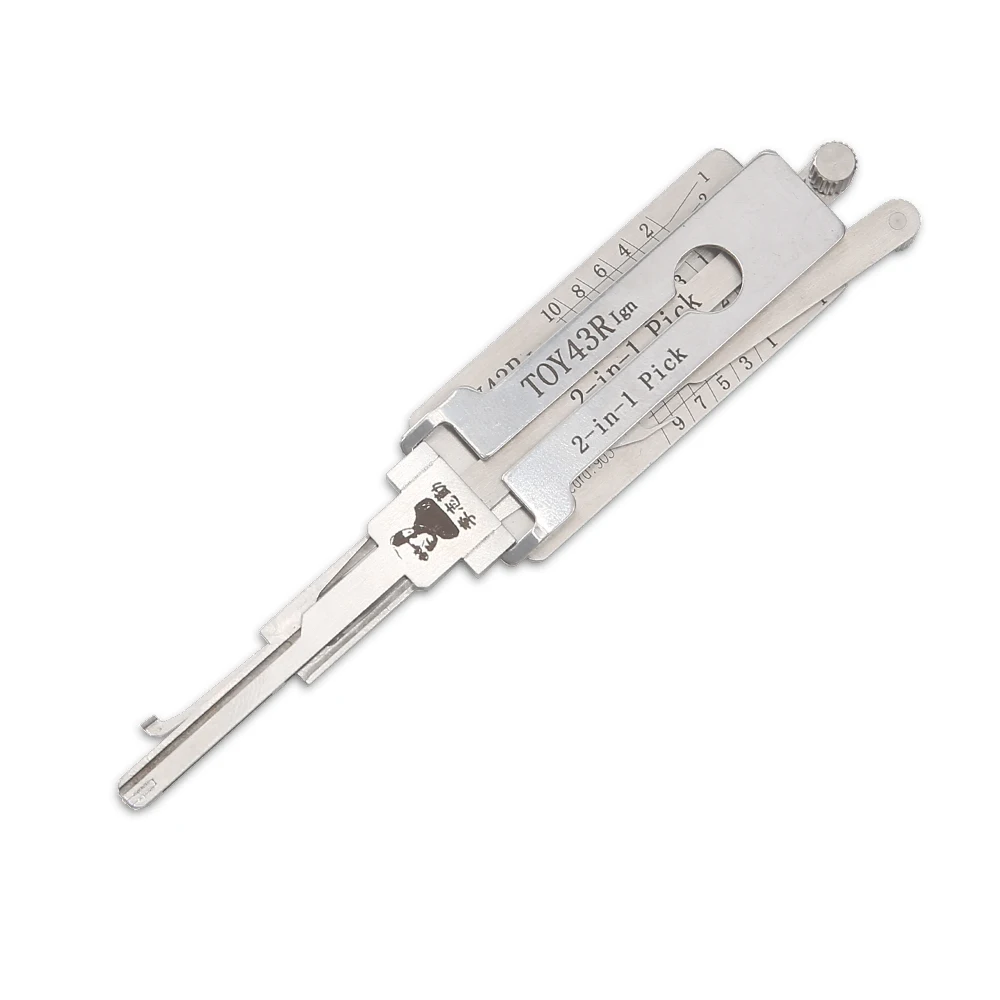 

TOY43R Ign Only lishi 2in1 Tool for Subaru XV, Great Wall Car Door Lock Cylinder Locksmith Supplies Repair Tools