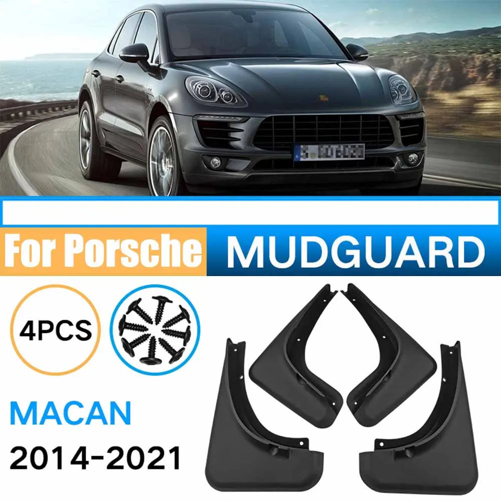 

Mudguard For Porsche Macan 2014-2021 Mudflaps Mudguards Car Accessories Splash Guard Fender