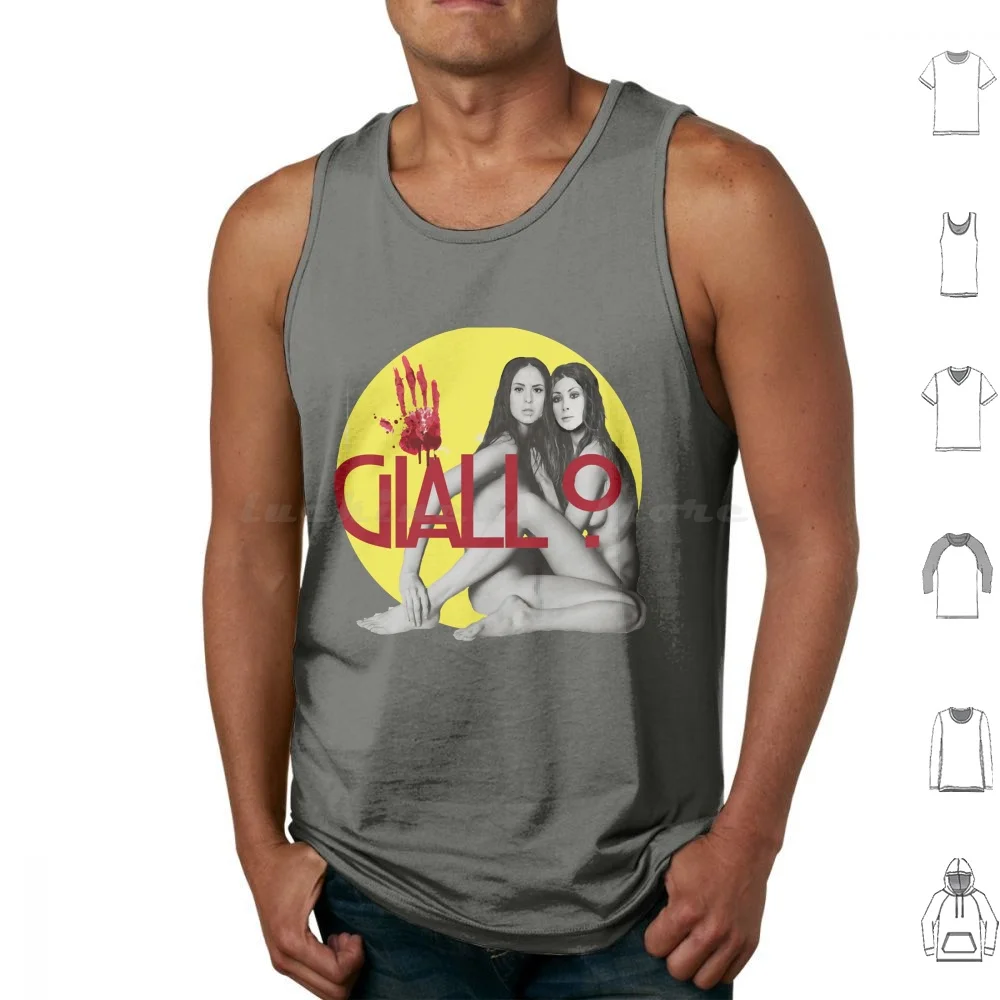 Funny Gifts For Giallo Horror Tank Tops Vest Sleeveless Funny For Giallo Horror Lucio Fulci Horror Zombie Italian Horror Fulci