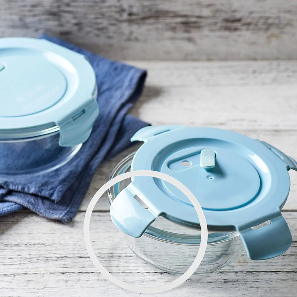 

2 Pcs Insulated Lunch Box Sealing Ring Silicone Container Replacement Pad Bottle Student