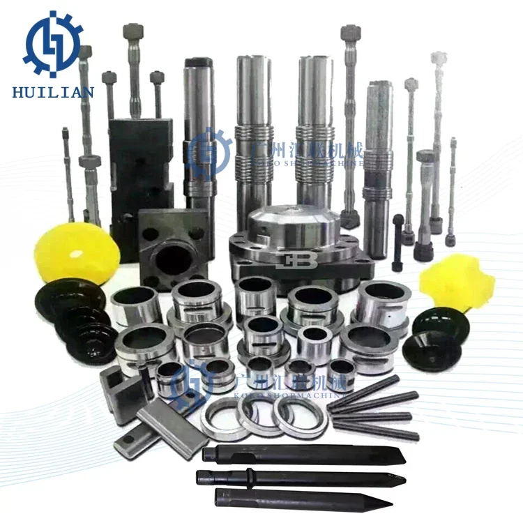 

Construction Machinery Parts Hydraulic Breaker Hammer Piston Ring Tool Chisel Thrust Upper Lower Bush Rod Lock Pin