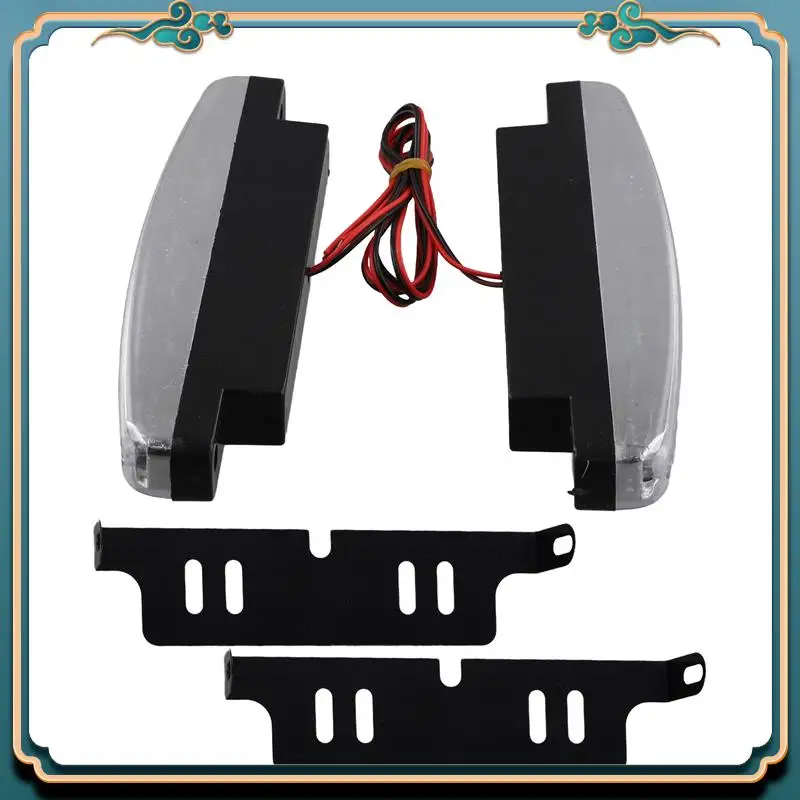 

A54P-новейшие 2 шт., высококачественные супер белые 8 светодиодных дневных ходовых огней, 12 В постоянного тока, универсальная парковочная лампа 12 В