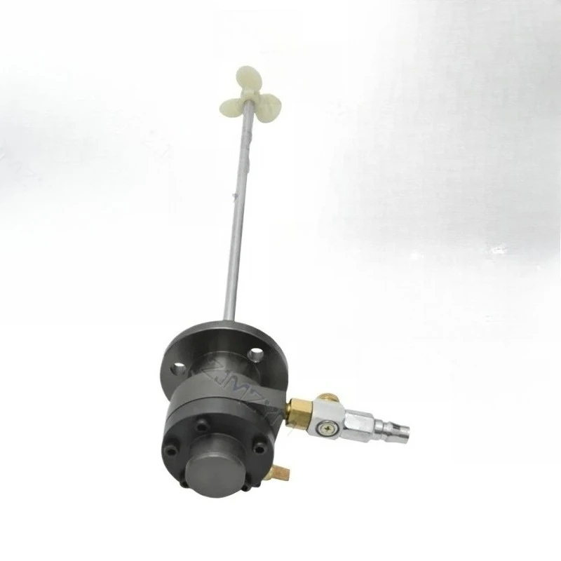 1 Gallon 1/16 Air Motor Mini Air Powered Pneumatic Motor 5 Liter Agitator Fan Type Agitator Paint Liquid Mixer Stirring Machine