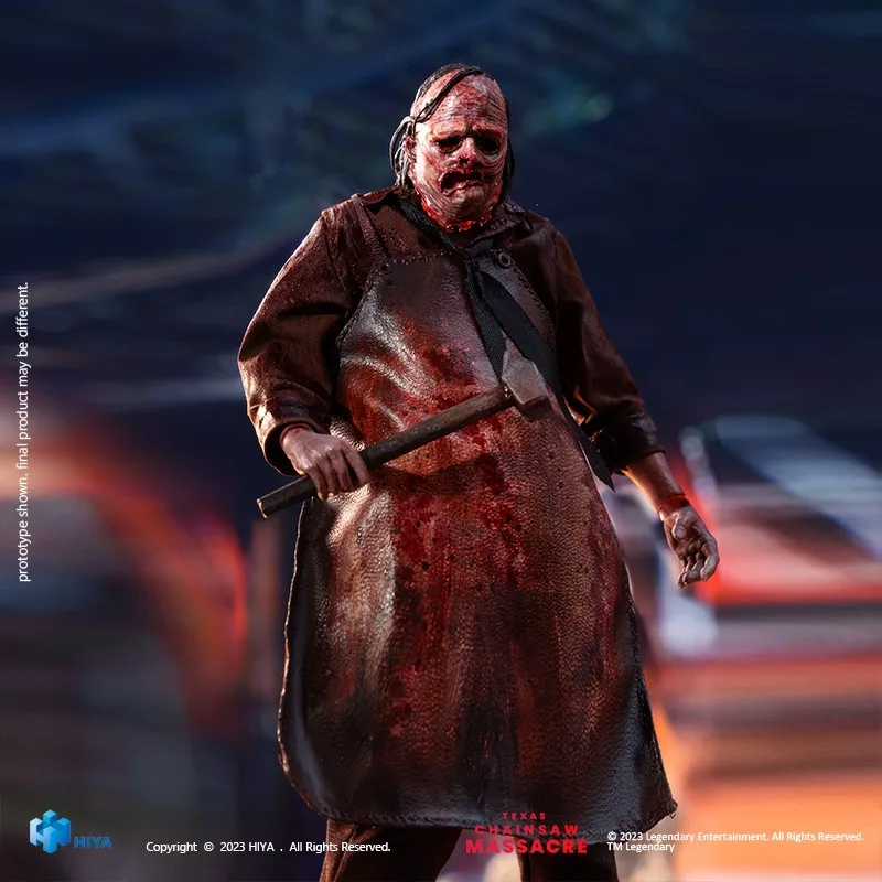 [Ready Stock] Hiya Texas Chainsaw Massacre 2022 Leatherface 1/12 Action Figure Figure Model Toy Movie Animation Multiverse Gift