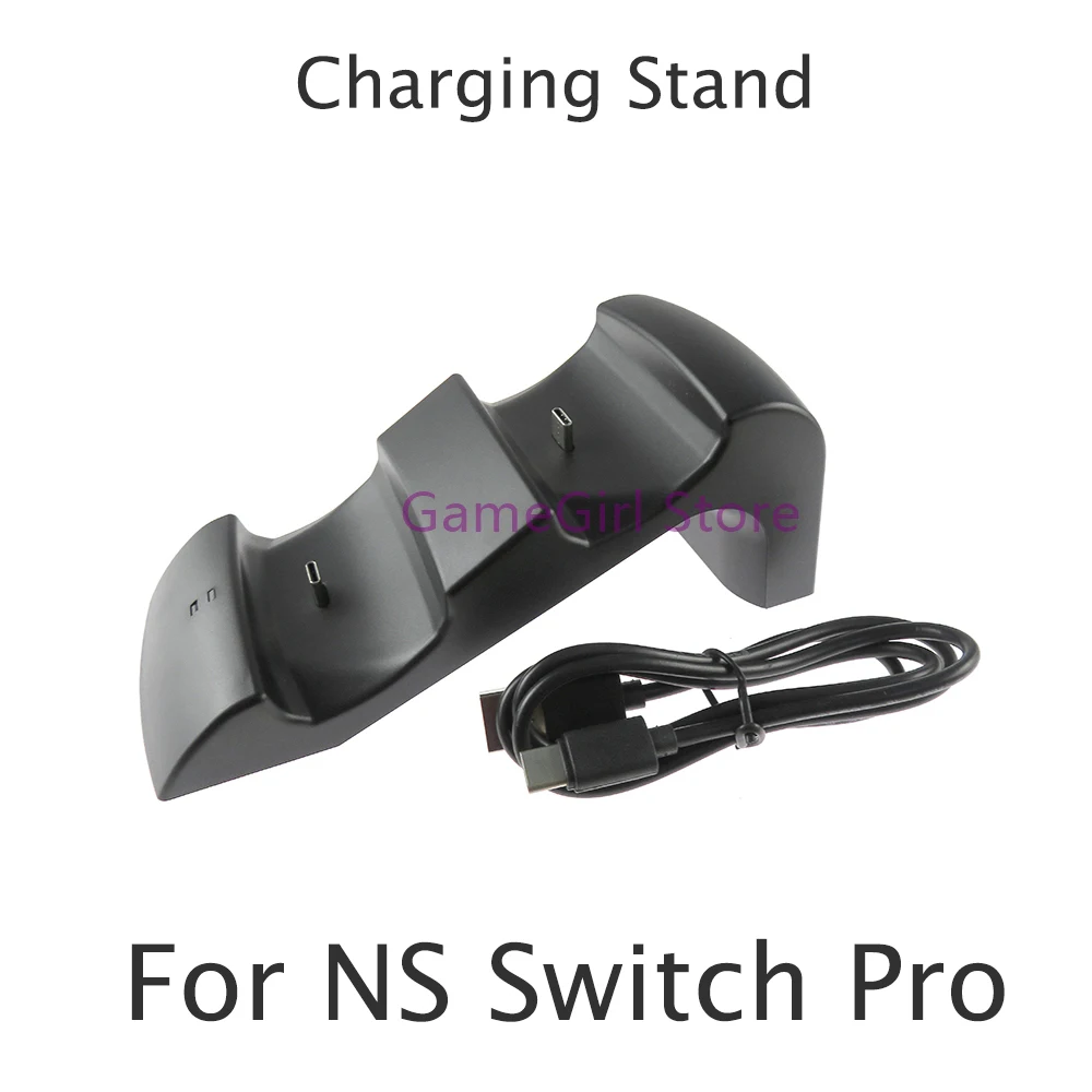 10pcs For NS Switch Pro Controller Double Charger Dual Charging Stand Dock Station Holder