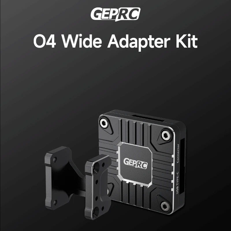 GEPRC O4 Wide Aluminum Mod Component,Optional Camera Adapter or CNC Air Unit Housing for O4 Wide FPV Quad Mod