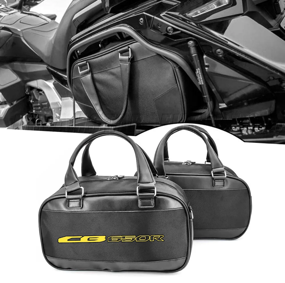 

For Honda CB650 CB 650R 650 R Neo Sports Cafe 2021 2023 Motorcycle Trunk Saddlebag Saddle bags Liner Set Inner Bag Side Case