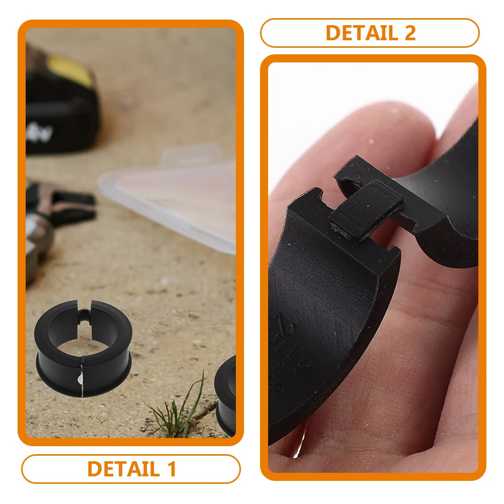 

8Pcs Mountain Bike Handlebar Gasket Strong Flexible Silicone Washers for Stable Bracket Installation Replacement