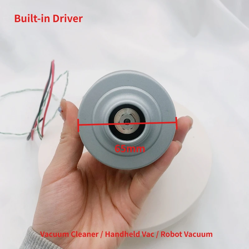 Brushless DC Vacuum Cleaner Fan Motor, DC18V 160W Built-in Driver, High Speed High Suction, PWM Speed Control
