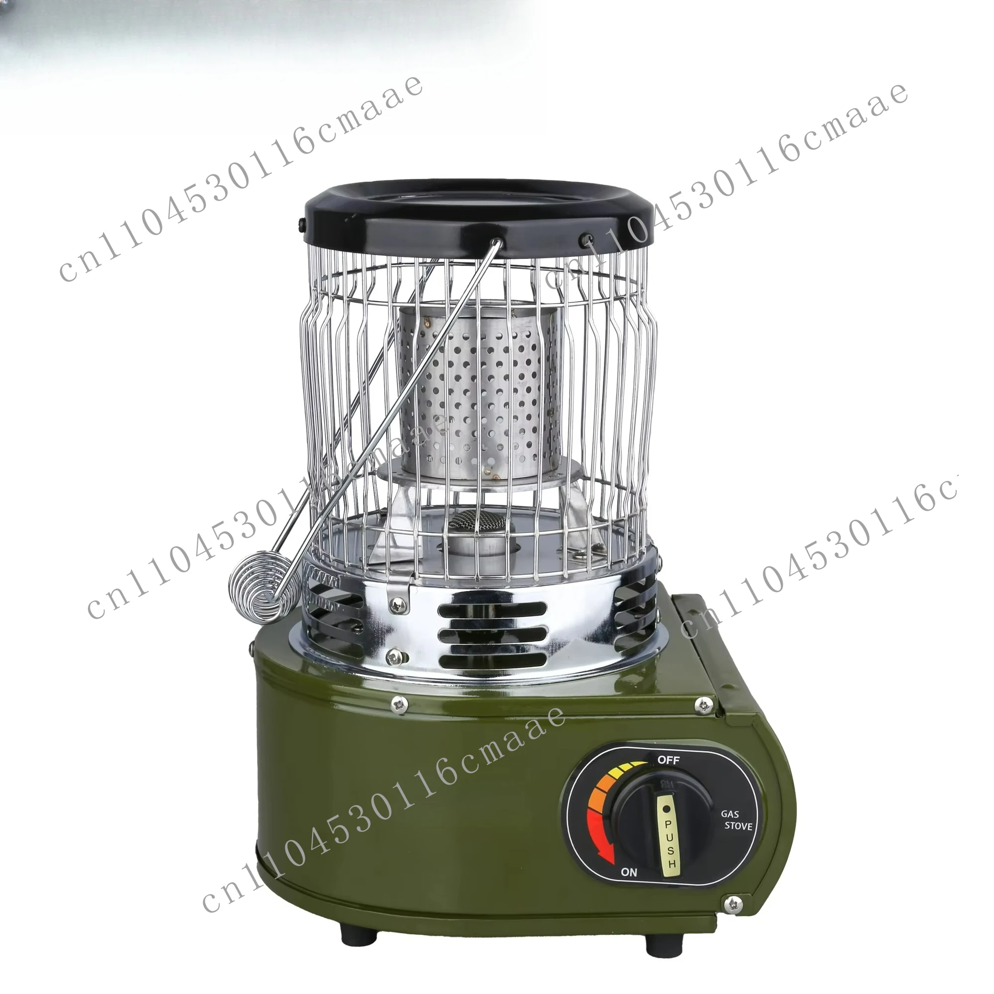 Suitable for 2 in 1 outdoor portable camping butane gas heater and stove 2000W outdoor steel patio heater