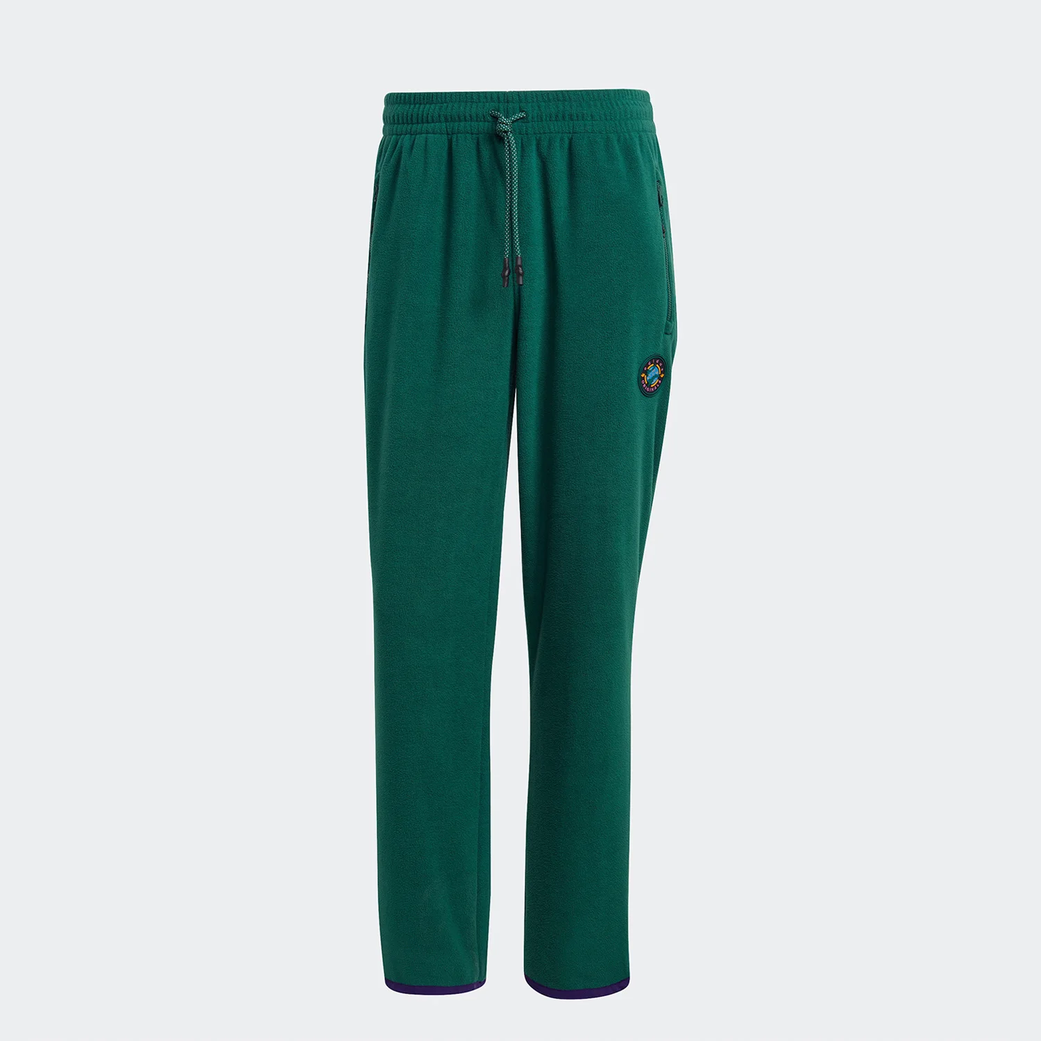 Adidas Originals Three Leaves Grass New Winter Men's Fleece Lined Casual Sports Trousers II8480