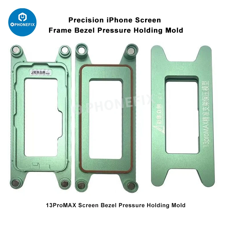 Molde de Fixação de Cola para Iphone Lcd Frame Display Screen Pressão Bisel Magnetic Holding Mold Iphone x xs 11 12 13 15 Pro Max