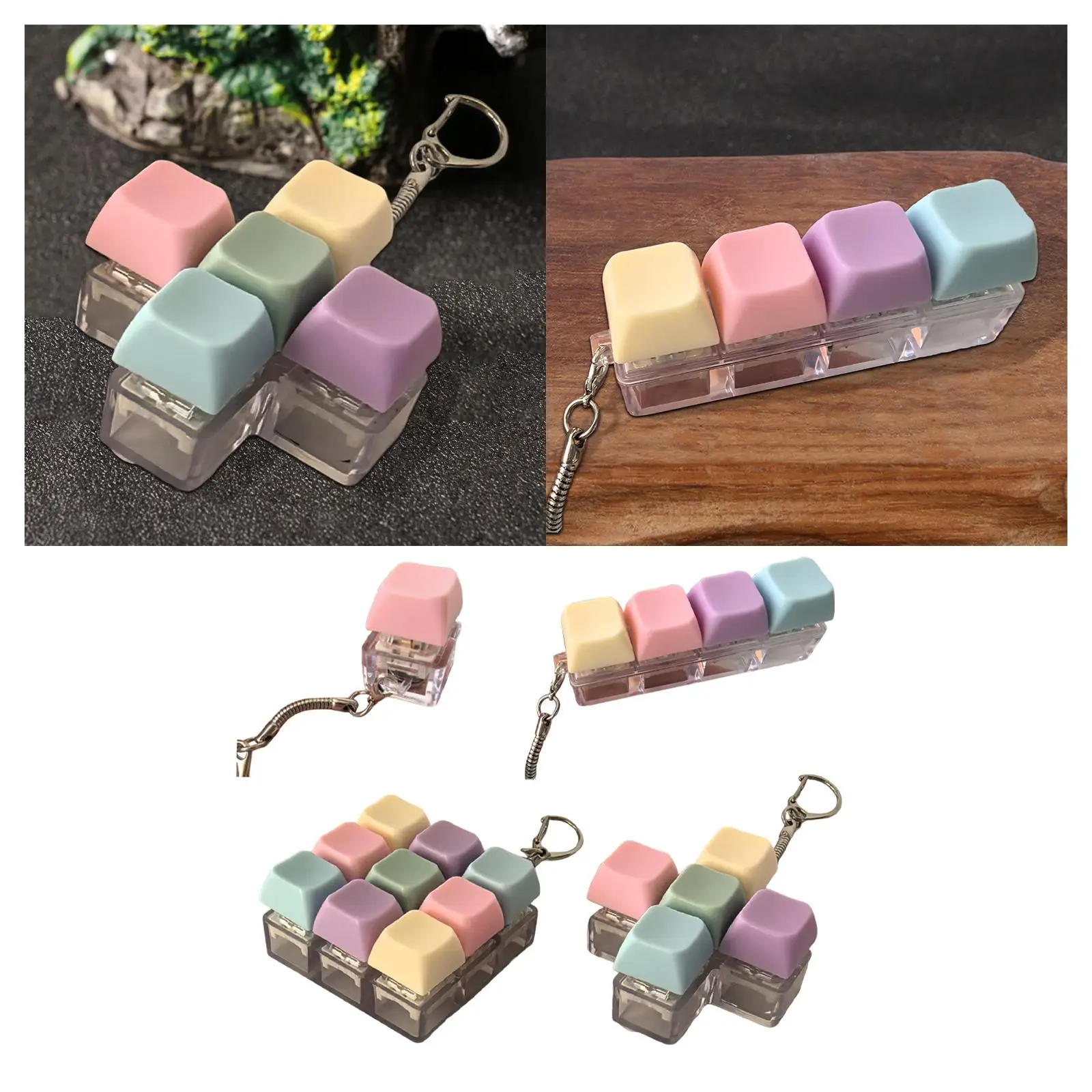 Клавиатура-брелок, сенсорная игрушка, легкий креатив для офиса и дома