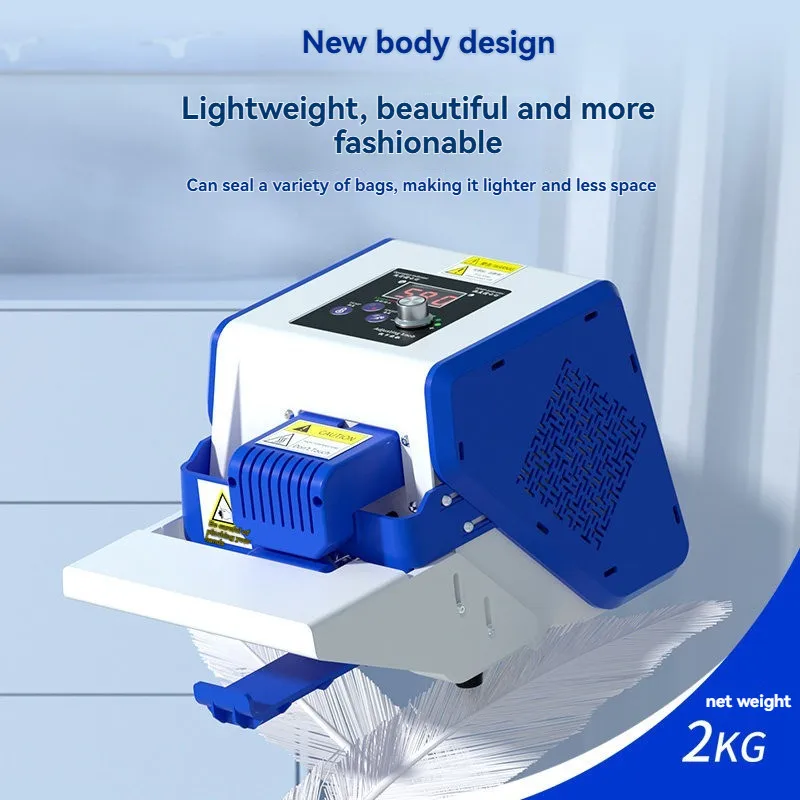 GLF‑50P Quick Sealing Machine 300W Industrial Lightweight Roller Temperature Control 220V Multi Plug Packaging Tool