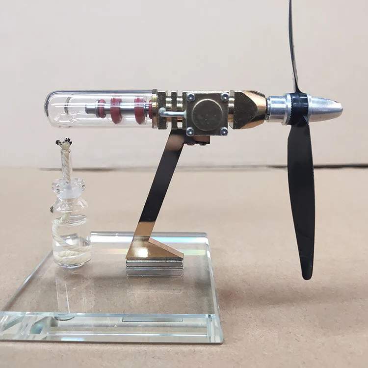 Power Plane Stirling Engine External Combustion Engine Technology Educational  Model Novelty