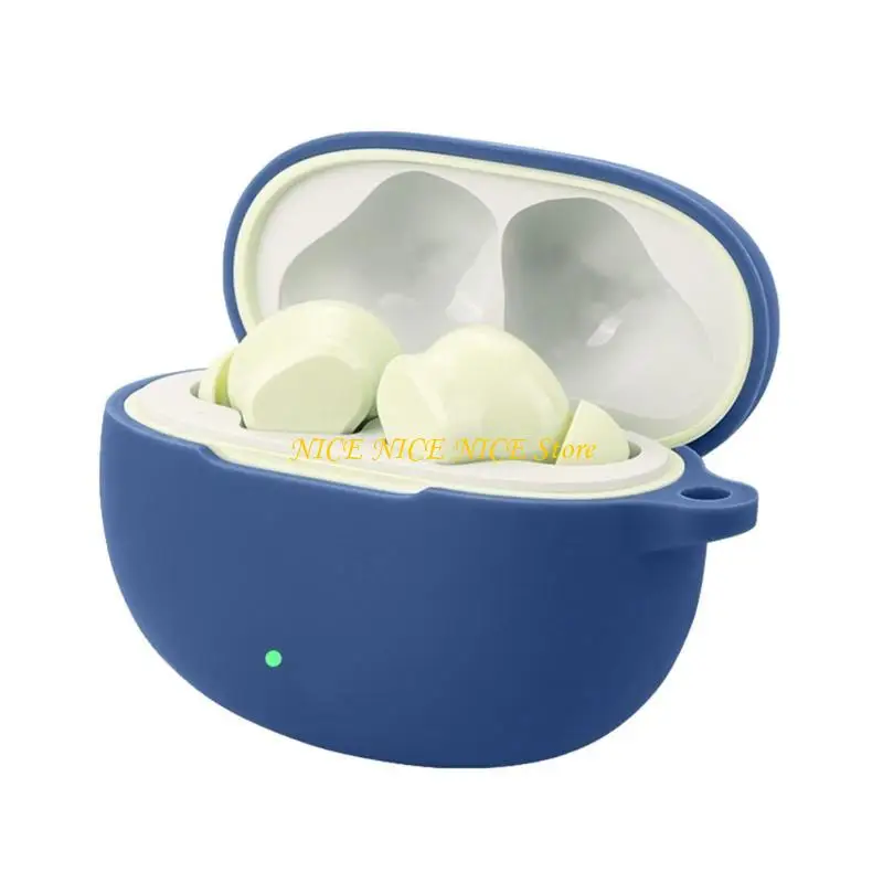 Case auriculares seguro Case silicona suave Cubierta protectora Case resistente agua No protector auriculares