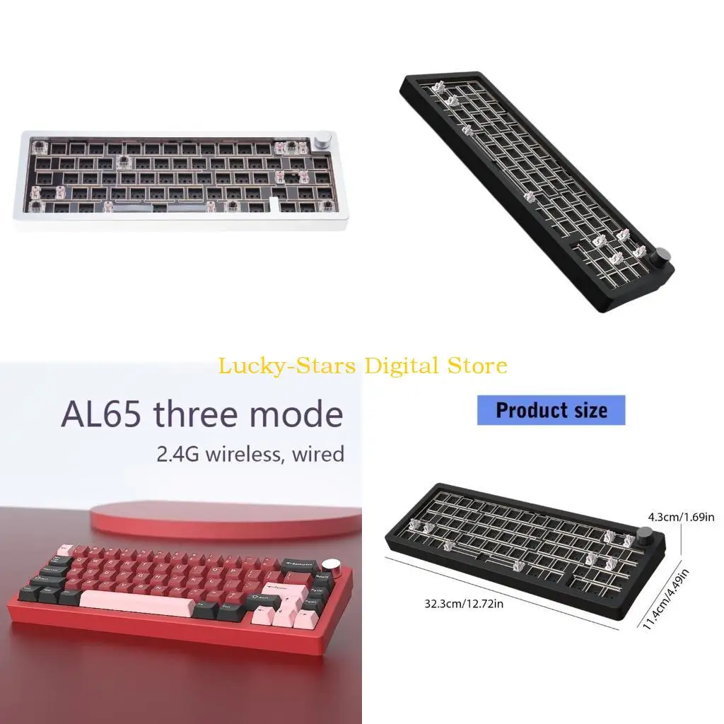 

T3EE Versatility 60% Gaming Keyboards Base With Programmable LED Backlights Switches For Seamlessly Typing Experience