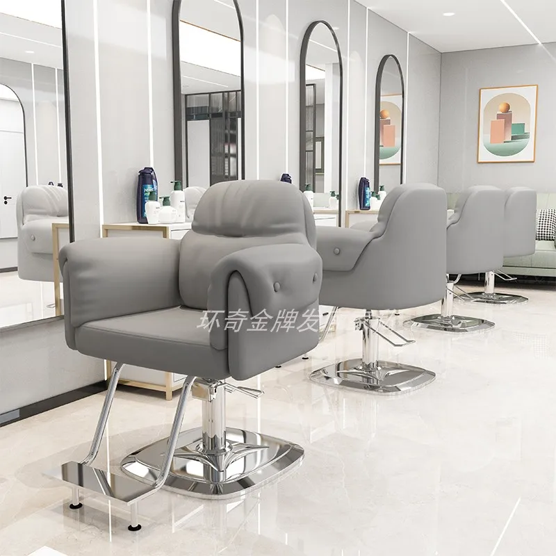 

Вращающийся Профессиональный винтажный парикмахерский стул, кресло для парикмахера, спа, парикмахера, гидравлический табурет для лица, роскошная мебель