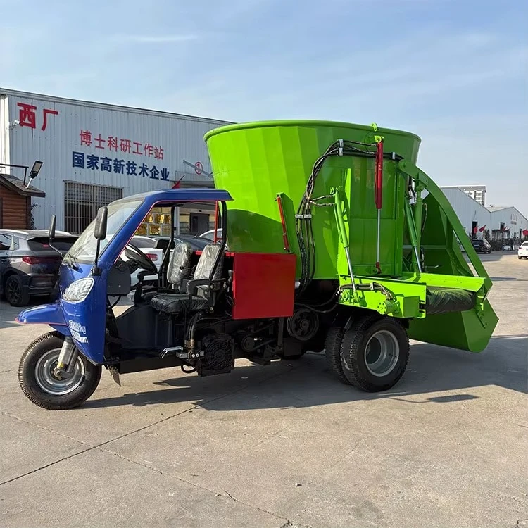 Fixed Type Vertical TMR Feeder Mixer for Beef Cattle
