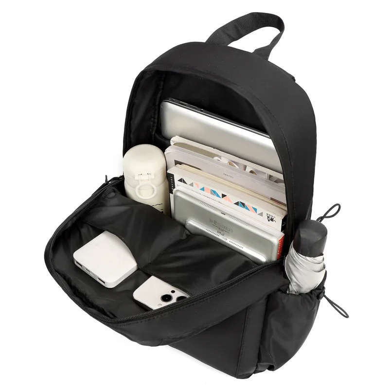 Casual Simple Men's Backpack College Student 15.6 Inch Laptop Bag Fashionable Waterproof Men's Bag Backpacks For Young People