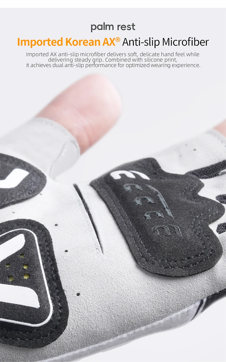 EVR Sommer-Fahrradhandschuhe Gepolsterte Cartoon-Fahrradhandschuhe Halbfinger-Handschuhe für Rennrad MTB Atmungsaktive Outdoor-Sport-Fahrradhandschuhe – Detail 4