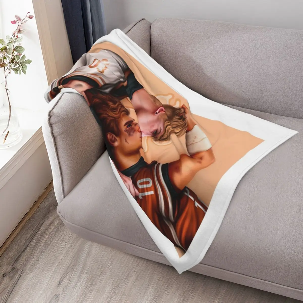 أندريل (أندرو ونيل) رمي بطانية لحاف الشعر بطانيات فروي ناعمة