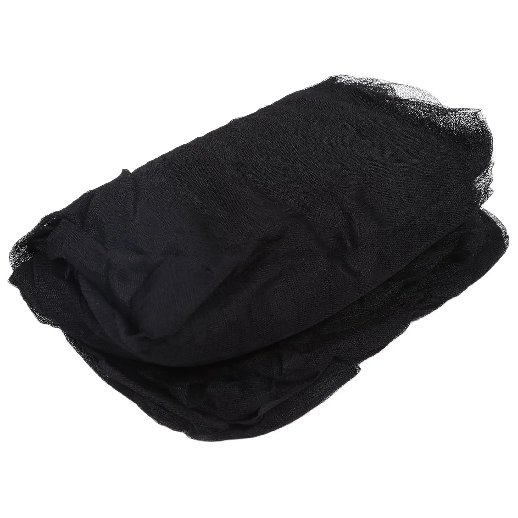 SYW-2X 4-Corner Bed Netting Canopy Mosquito Net For Queen/King Sized Bed 190X210x240cm (Black)