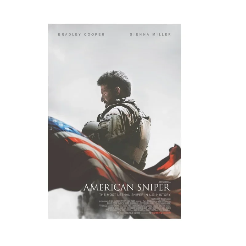 American Sniper Movie, Art Picture Print Silk Poster,Home Wall Decor