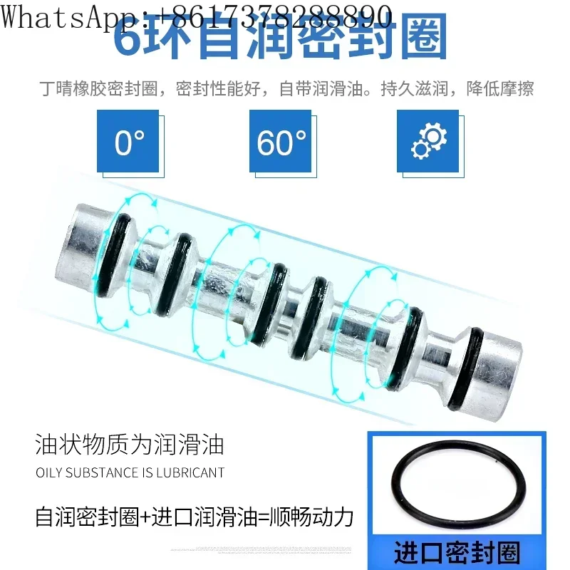 Pneumatic solenoid control valve combination 4V230 double-head  group 4V230C-08 three-position five-way valve island air valve