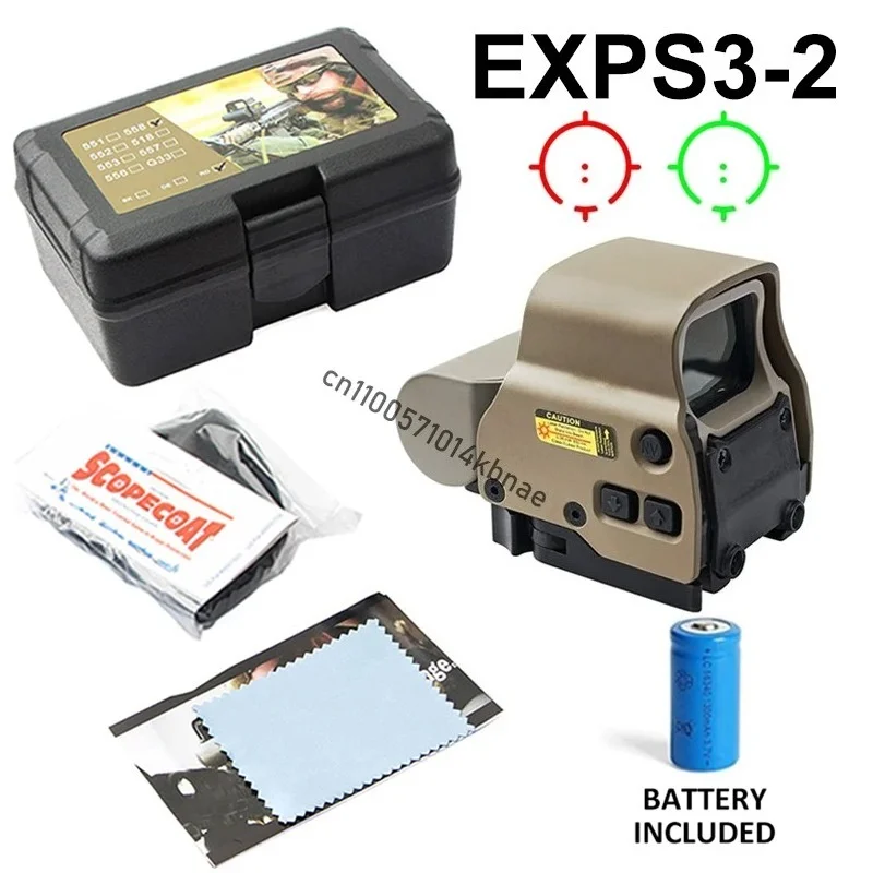 HWS EXPS3 Holografische Red Dot Sight 558 + G43/G33/G45 3X/5X STS Vergrootglas Hybrid Sight Combo richtkijker voor 20mm Rail